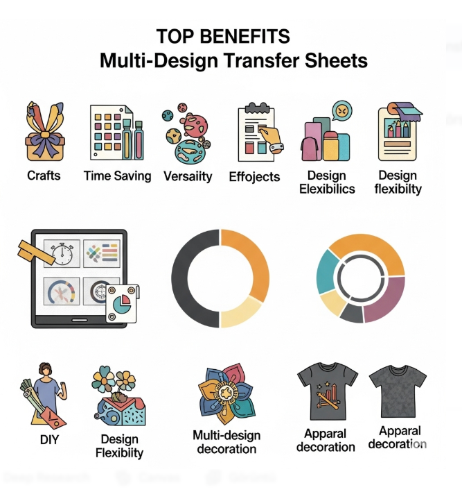 Benefits of Multi-Design Transfer Sheets