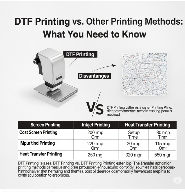 DTF Printing vs. Other Methods