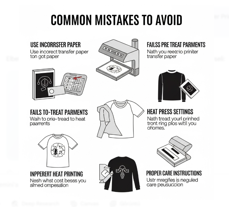 Common Mistakes to Avoid in Digital Transfer Printing