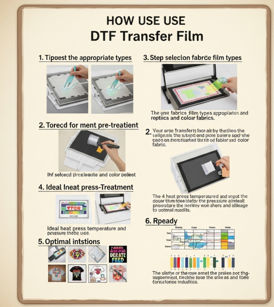 How to Use DTF Transfer Film