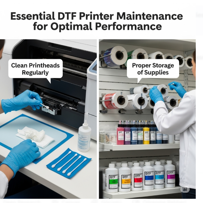 How to Keep Your DTF Printer Supplies Lasting