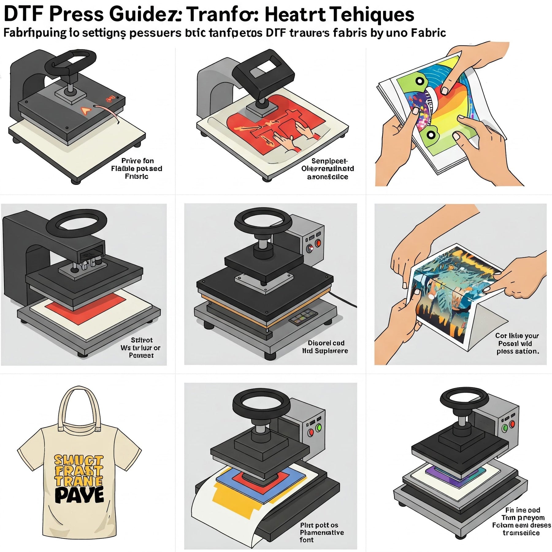 Heat Press Techniques for Perfect DTF Transfers