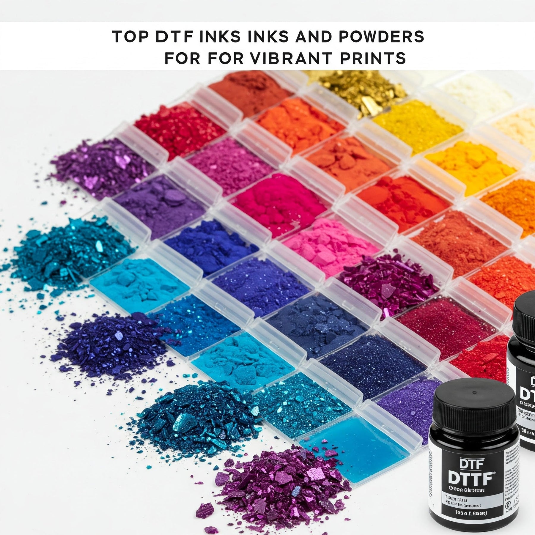 Top DTF Inks and Powders for Vibrant Prints