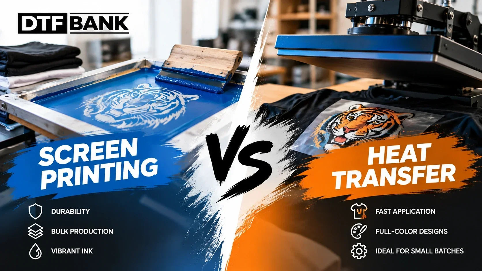 Screen Printing vs Heat Transfer