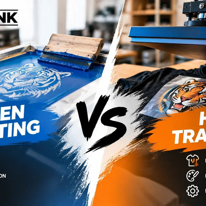 Screen Printing vs Heat Transfer