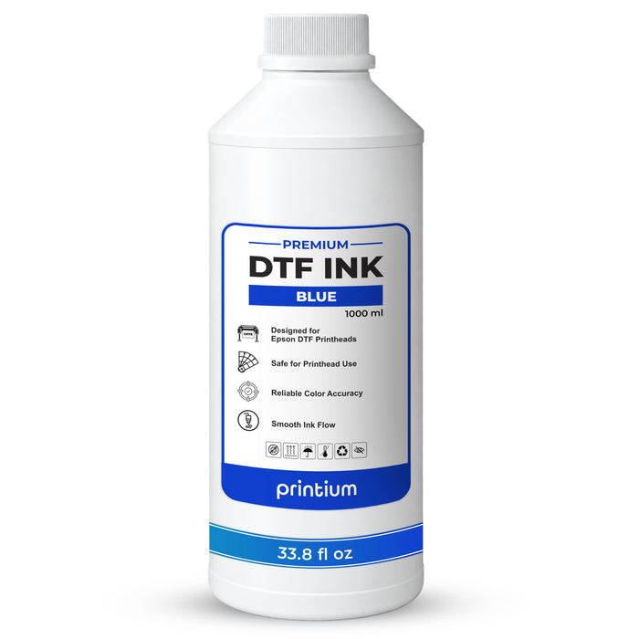 Premium DTF Ink - 1 Liter (33.8 fl oz) - RGBO DTF Inks for 9-Color DTF Printing