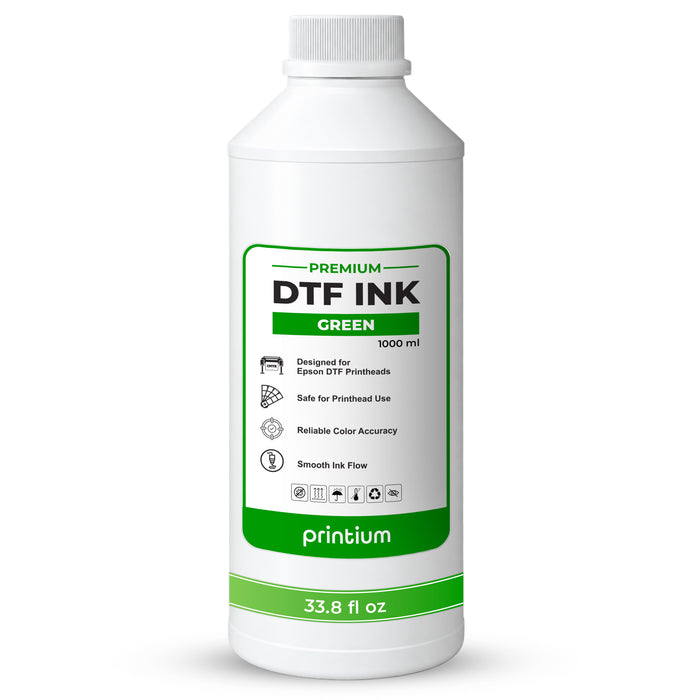 Premium DTF Ink - 1 Liter (33.8 fl oz) - RGBO DTF Inks for 9-Color DTF Printing