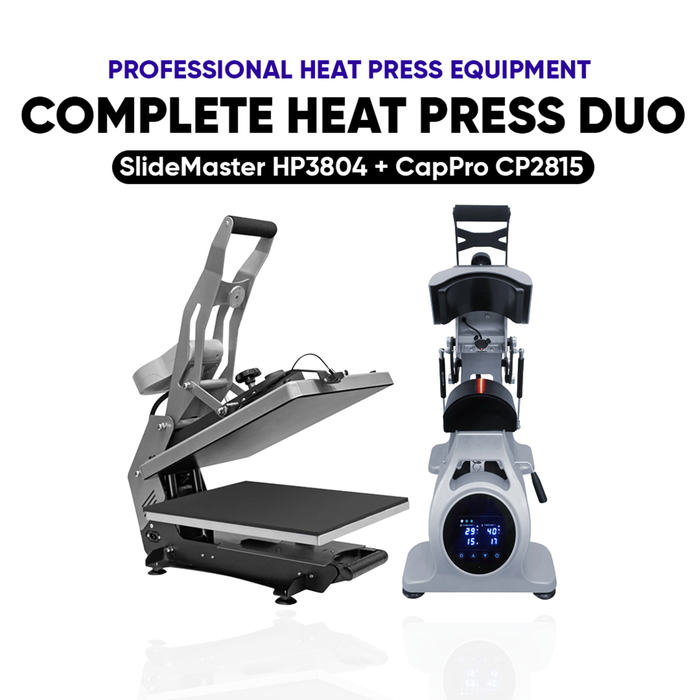 Smart Dealer Kit, Cap and Hat & Clamshell Heat Press