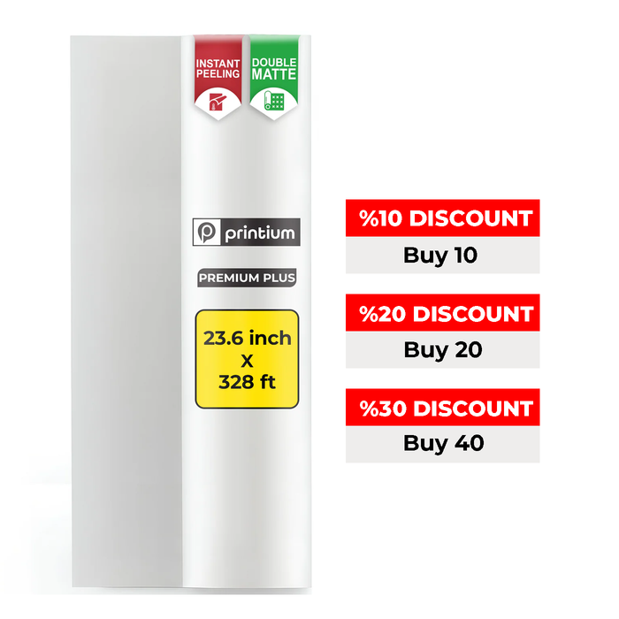 Premium Plus Instant Peel DTF Film - 23.6" x 328'