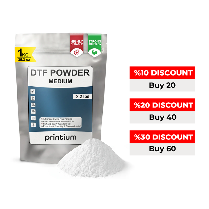 DTF Powder - Medium 1 kg (2.2 lb)