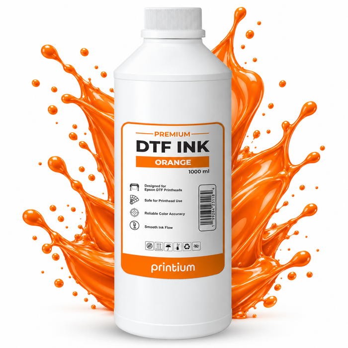Premium DTF Ink - 1 Liter (33.8 fl oz) - RGBO DTF Inks for 9-Color DTF Printing