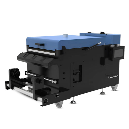 P400 DTF printer dryer and powder shaker machine for digital transfer film printing.