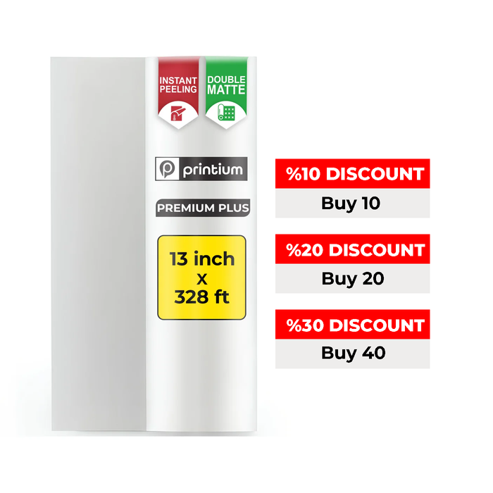 Premium Plus Instant Peel DTF Film - 13" x 328'