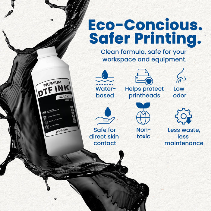 Tinta DTF Premium - Negra 1 Litro