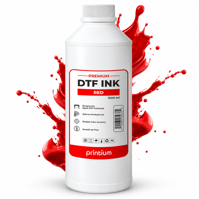 Premium DTF Ink - 1 Liter (33.8 fl oz) - RGBO DTF Inks for 9-Color DTF Printing
