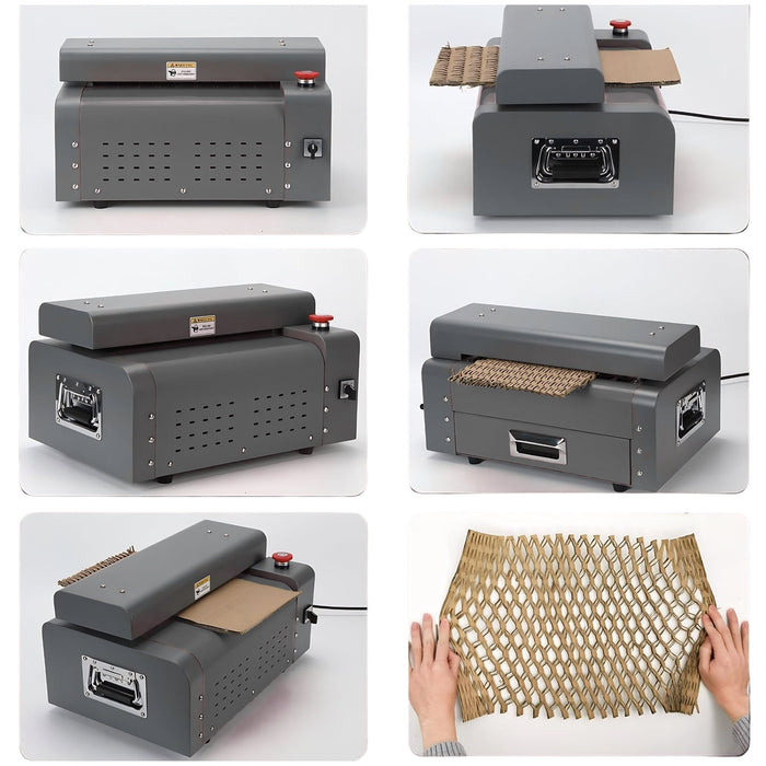 Cardboard Shredder Machine - Corrugated Box Expanding Mesh Cutting Machine for Cushion Filling