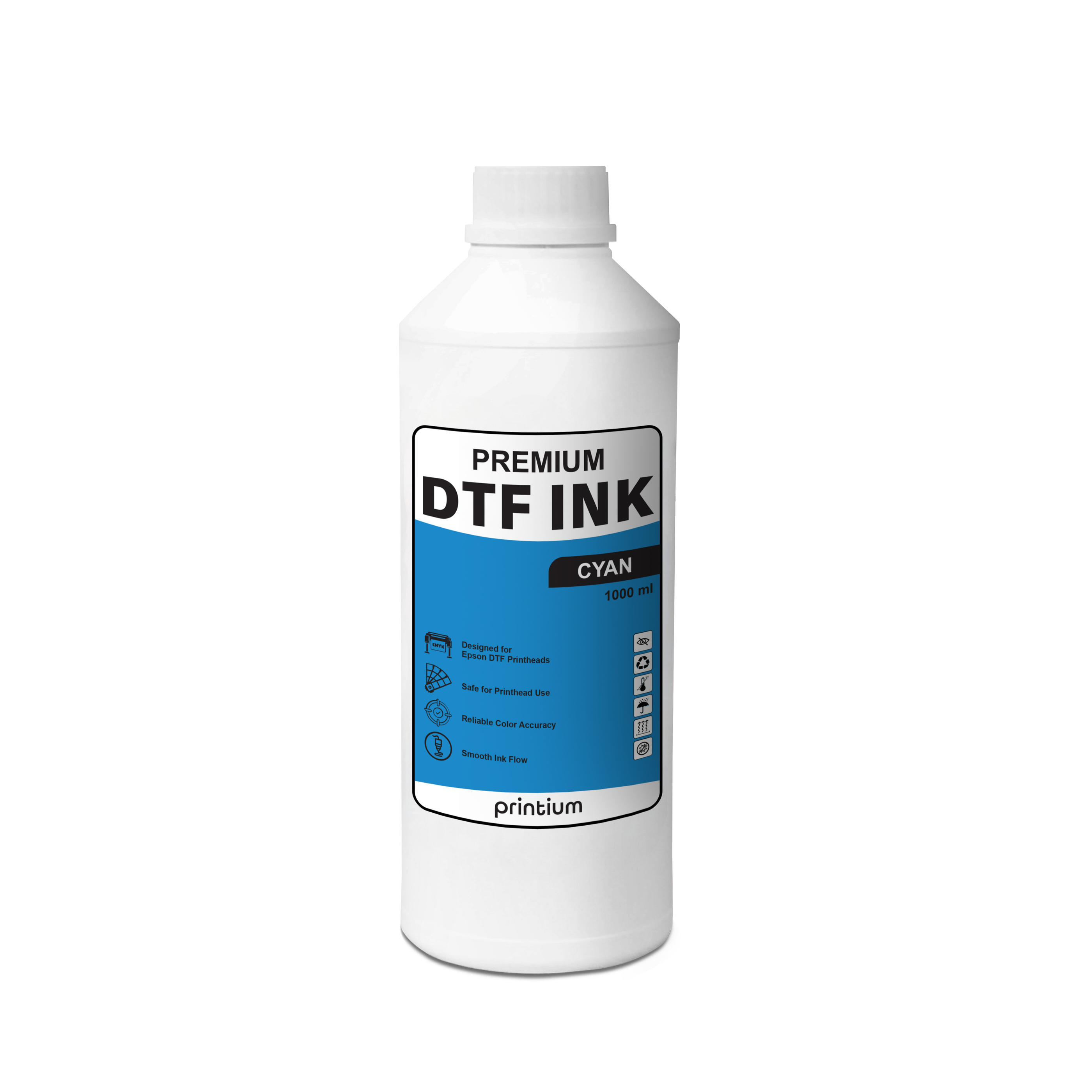 Printium DTF Ink Cyan - Premium DTF Ink for Vibrant Prints — Dtf Bank
