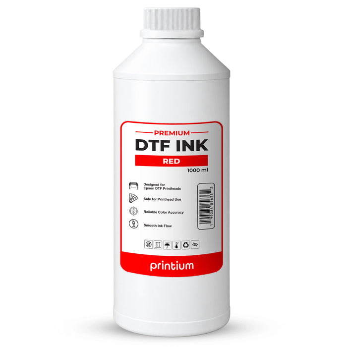 Premium DTF Ink - Red 1 Liter (33.8 fl oz)