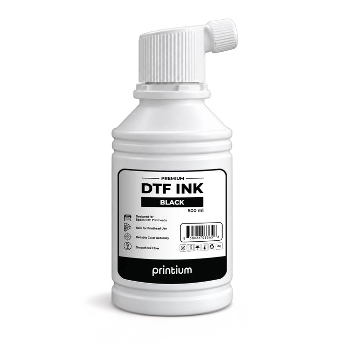 Premium DTF Ink - 500 ml (16.9 fl oz) - Anti-Spill Easy-Pour Nozzle Bottle Edition