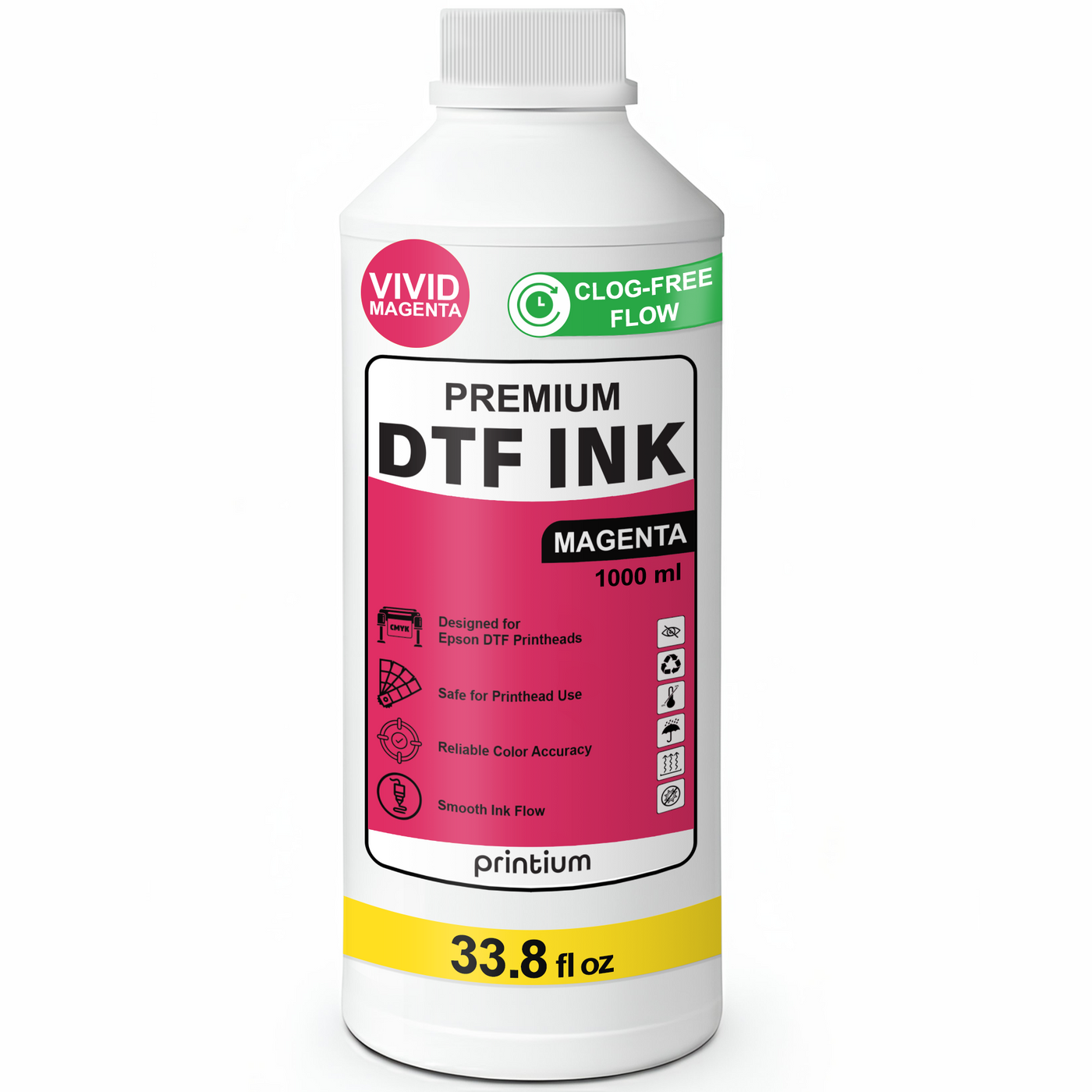 Premium Magenta DTF Ink - 1 Liter | Vibrant & Durable Printing — Dtf Bank