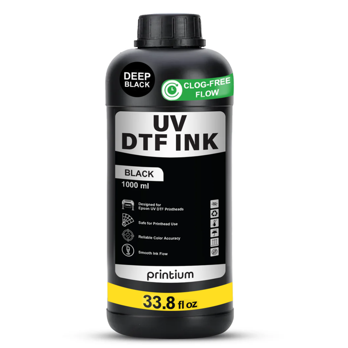 Tinta UV DTF - Negra 1 Litro