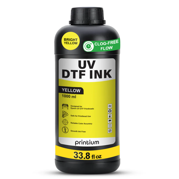 Tinta UV DTF - Amarilla 1 Litro